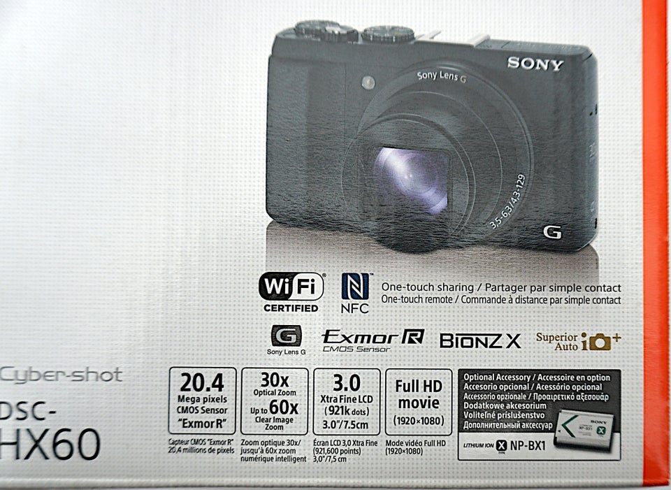 Sony, DSC-HX60, 20.4 megapixels