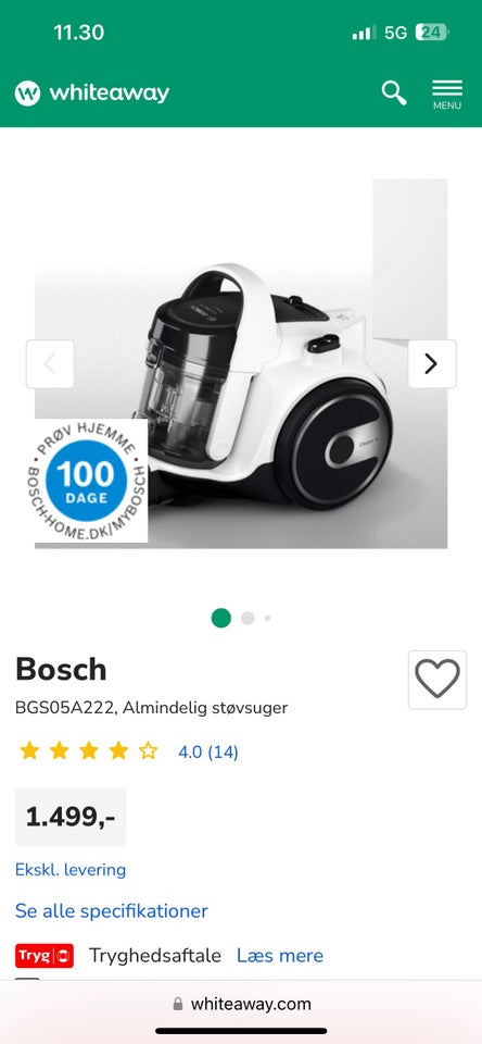 Støvsuger Bosch Serie 2 Parquet