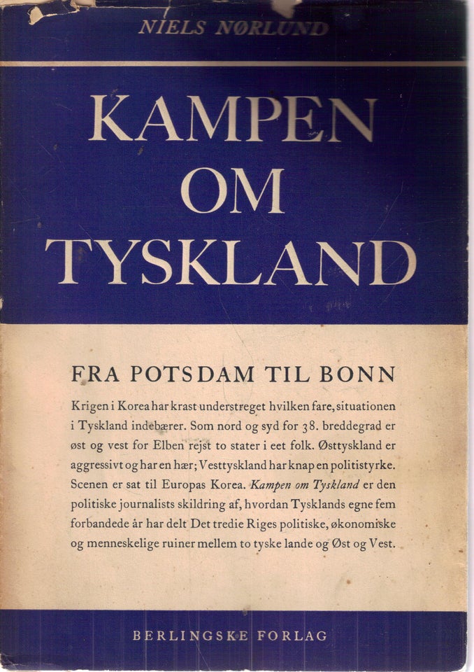 Kampen om Tyskland Fra Potsdam til