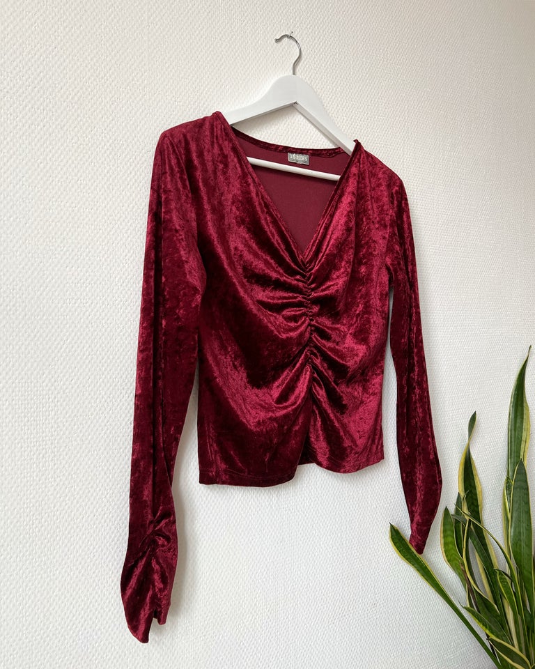 Andet, Vintage burgundy BLOUSE /