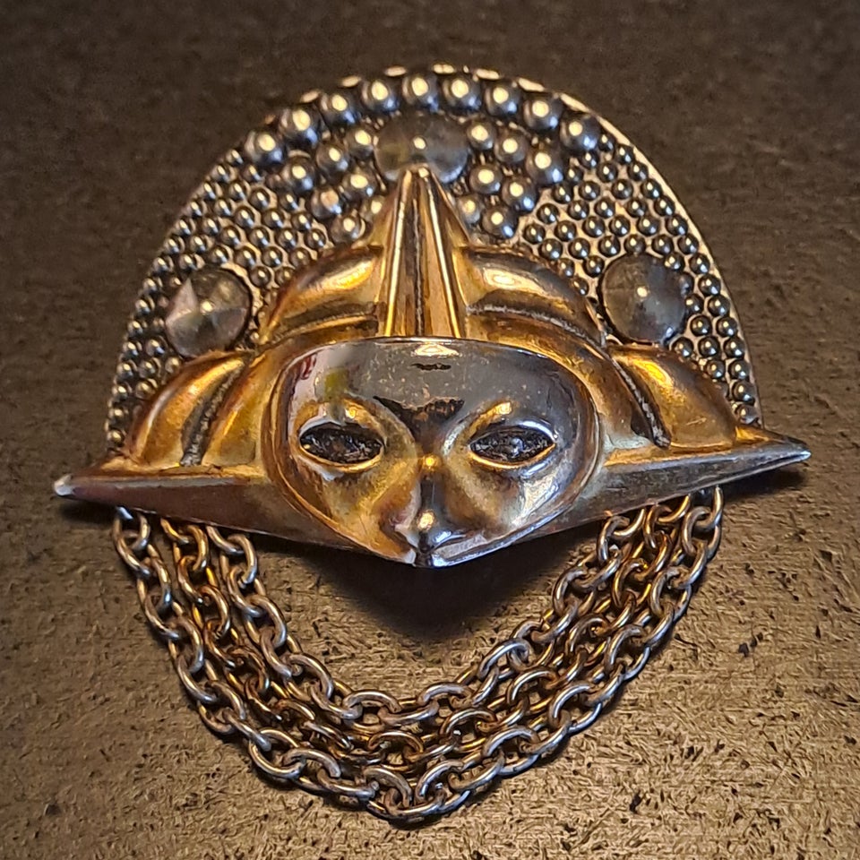 Broche andet materiale Vintage