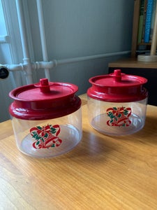 Plastik Jule dåser Tupperware