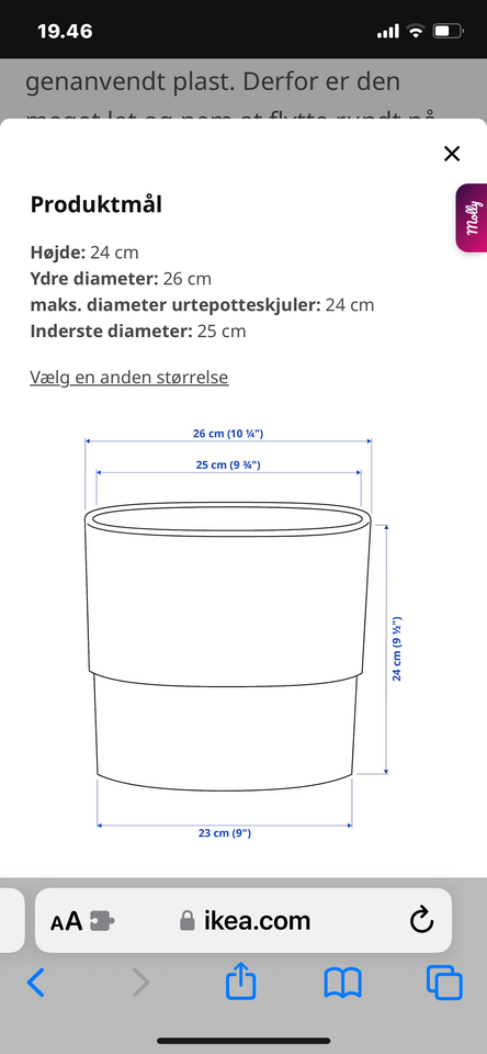 Urtepotteskjuler  Ikea