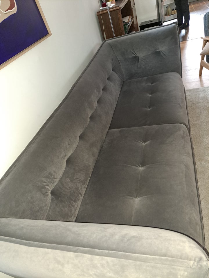 Sofa velour 3 pers