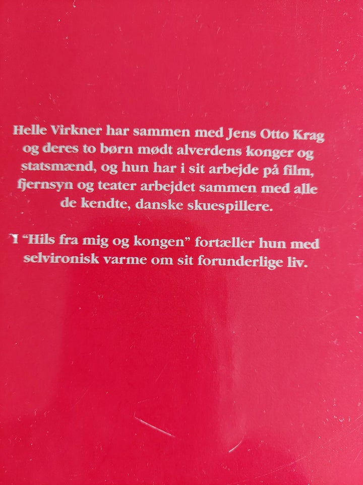 Helle Virkner Hils fra mig og