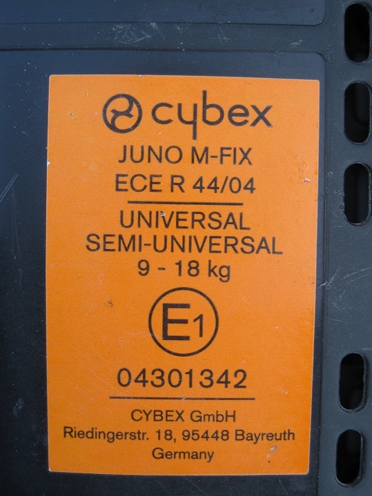 Autostol, op til 36 kg , Cybex JUNO