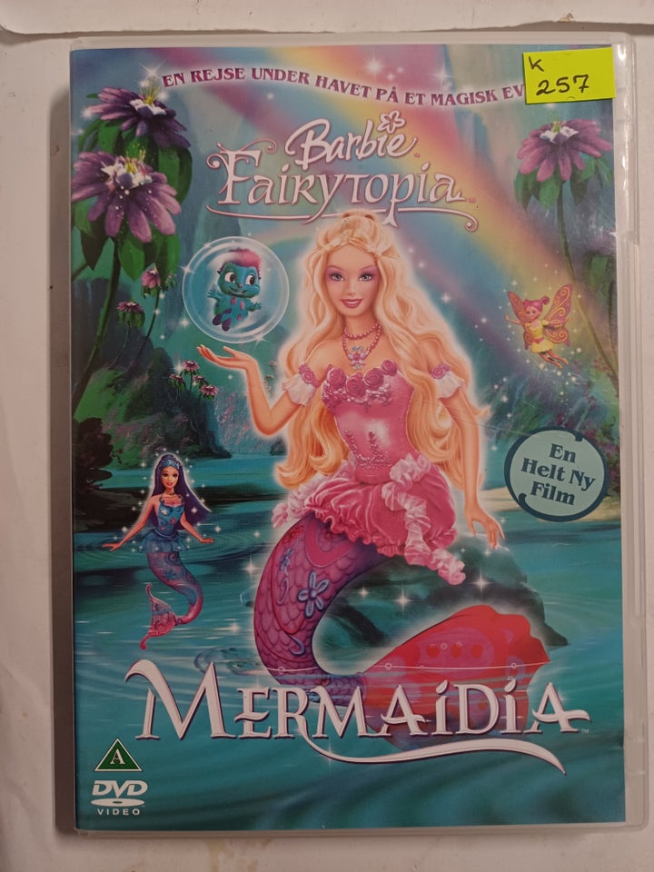 Barbie Mermaidia, DVD, animation