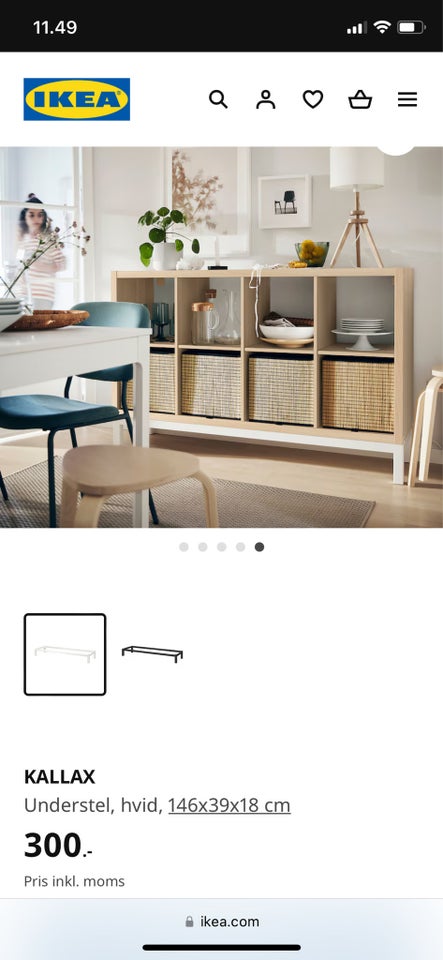 Tilbehør til reol Ikea