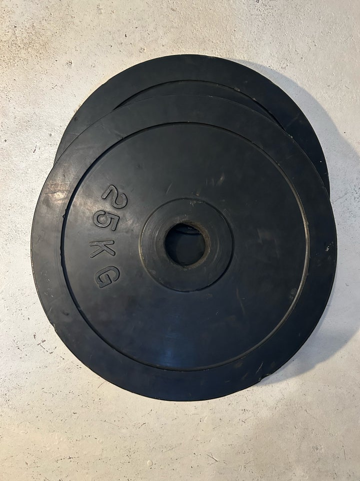 Vægtskiver, 2 x 25 kg., Ukendt