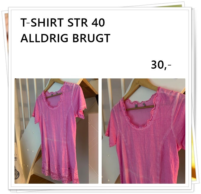 T-shirt, UKENDT, str. 40