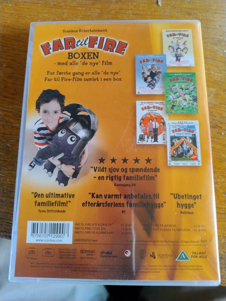 Far til fire boks alle nye DVD