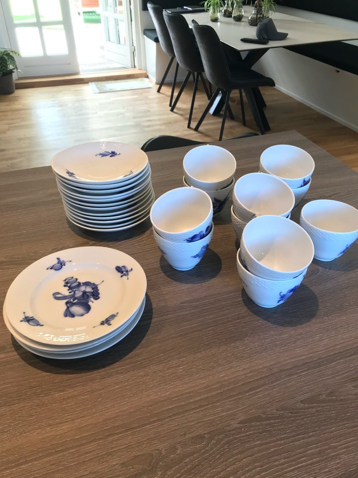 Porcelæn, Kaffekop,flettet, Blå