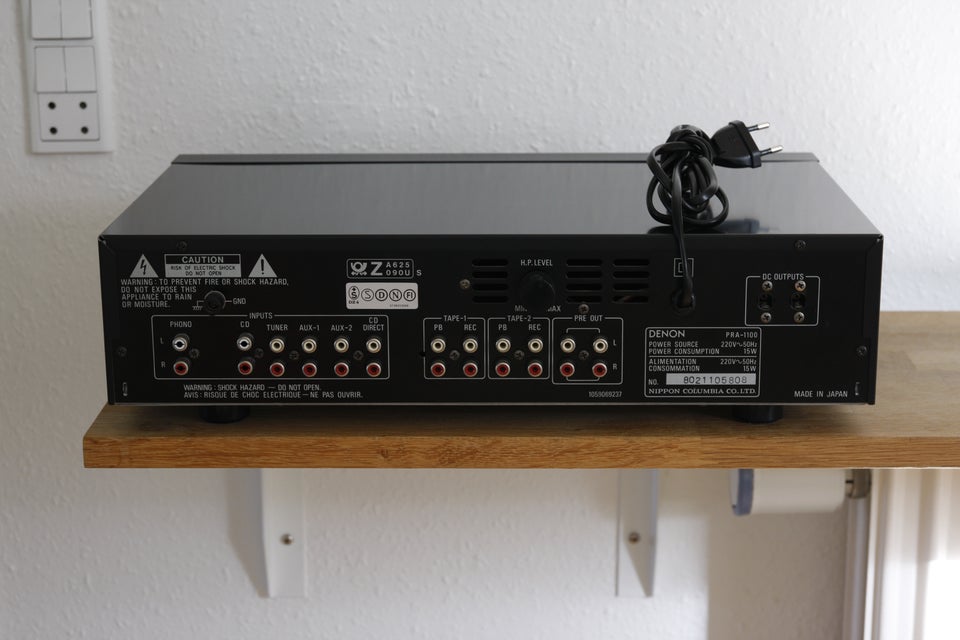 Forforstærker, Denon, PRA-1100