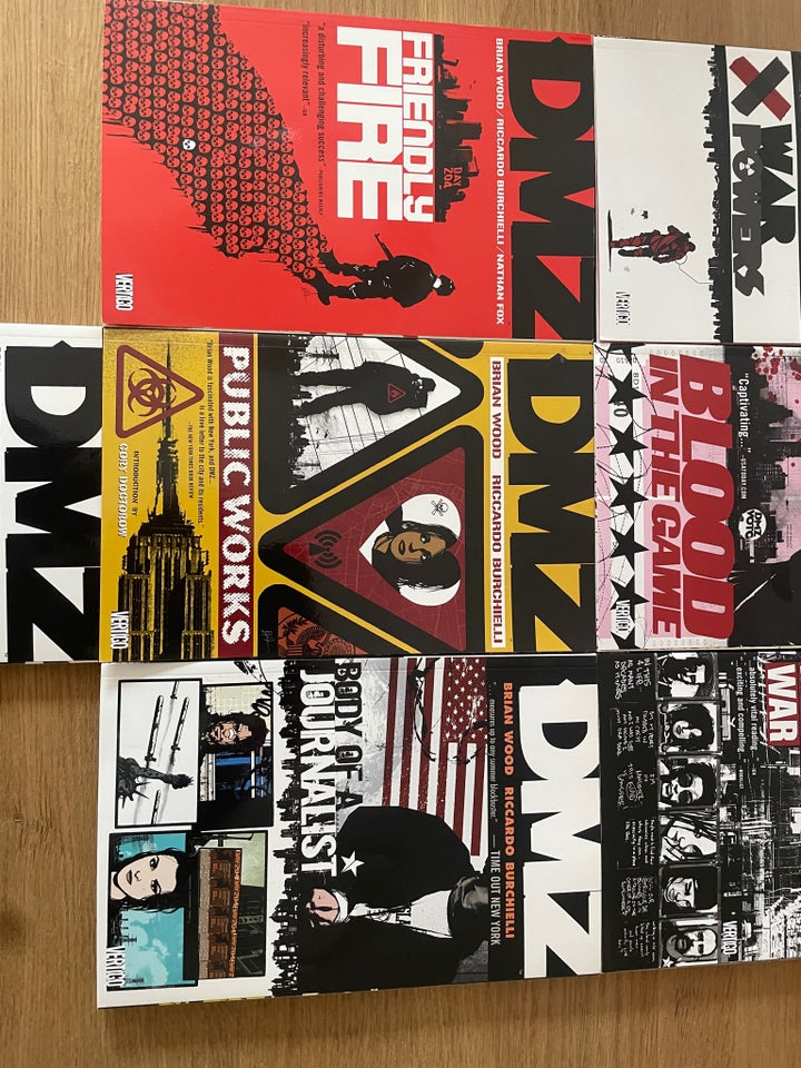 DMZ, Brian Wood, Tegneserie