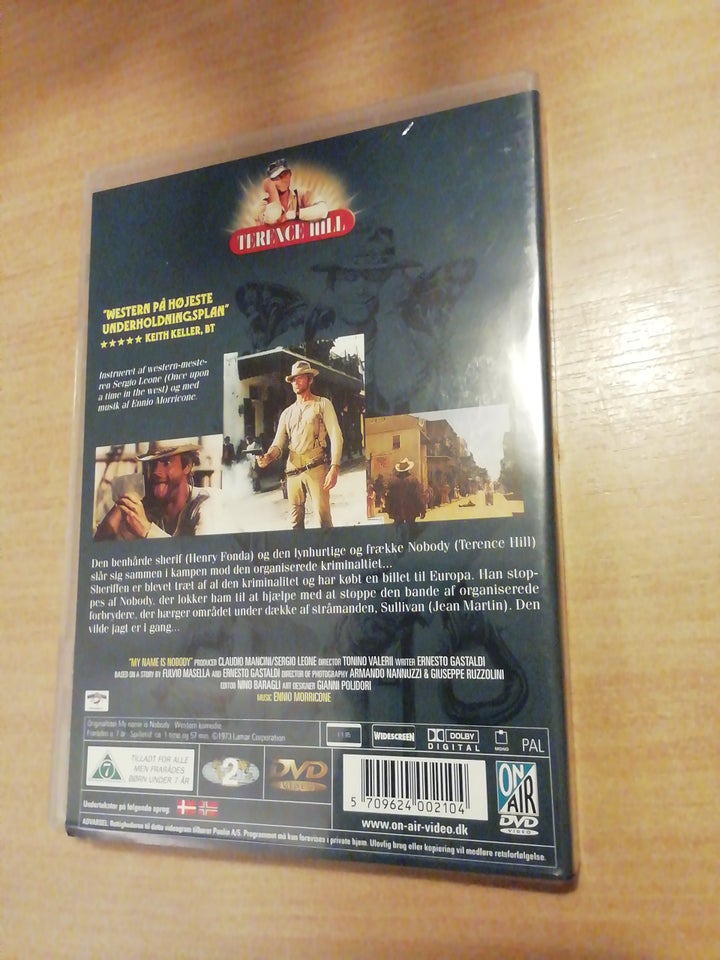 Mit navn er Nobody, DVD, western