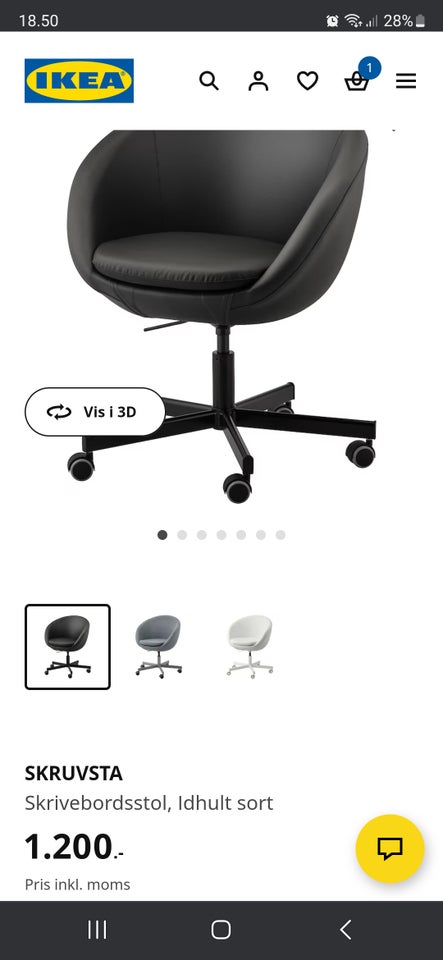 Kontorstol, Ikea