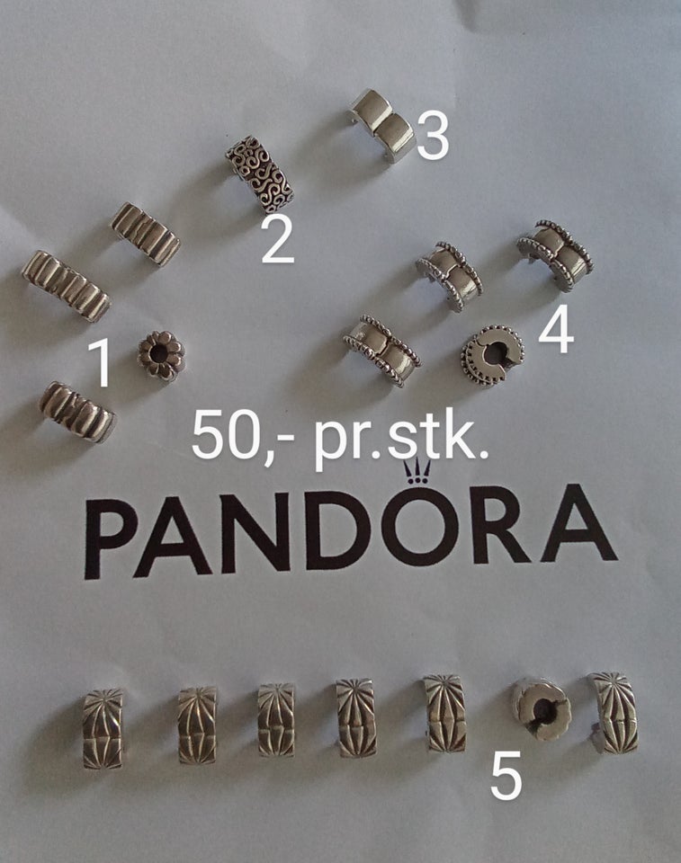 Charms, sølv, Pandora