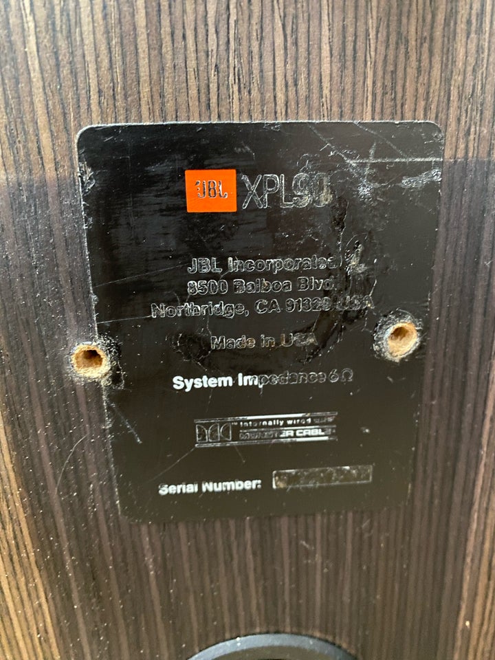 Højttaler, JBL, XPL90