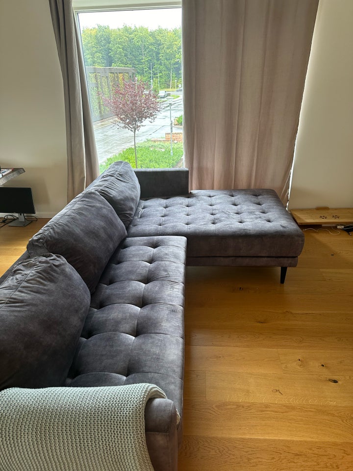 Sofa, velour, 4 pers.