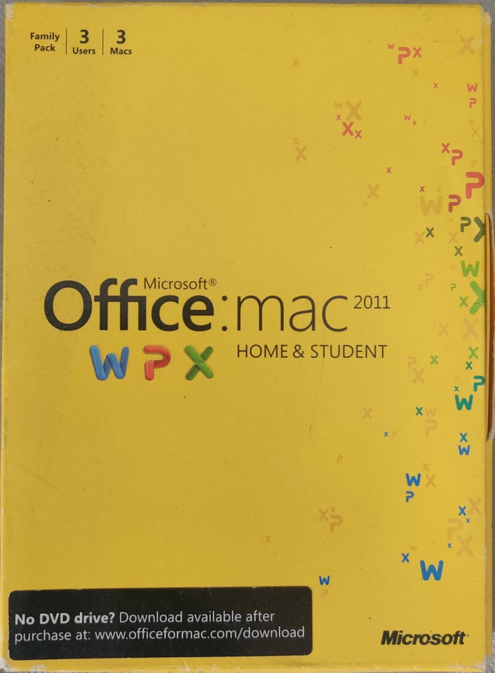 Microsoft Office MAC, Microsoft