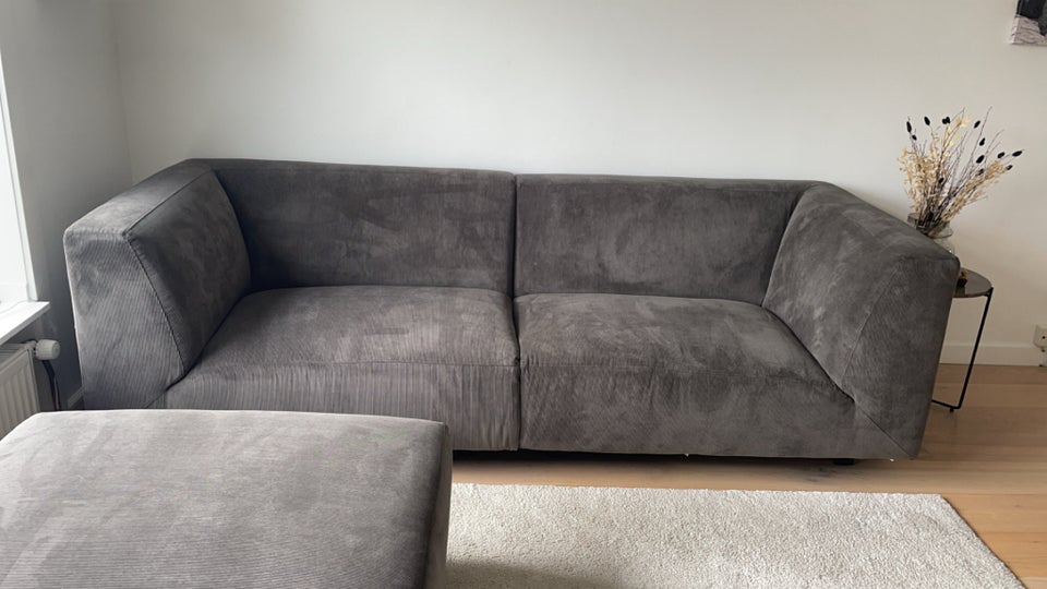 Sofa, fløjl, anden størrelse