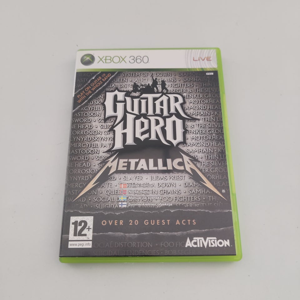 Guitar Hero Metallica Xbox 360