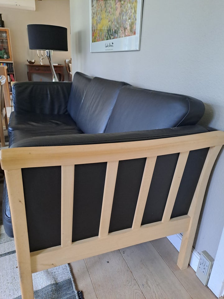 Sofa læder 3 pers