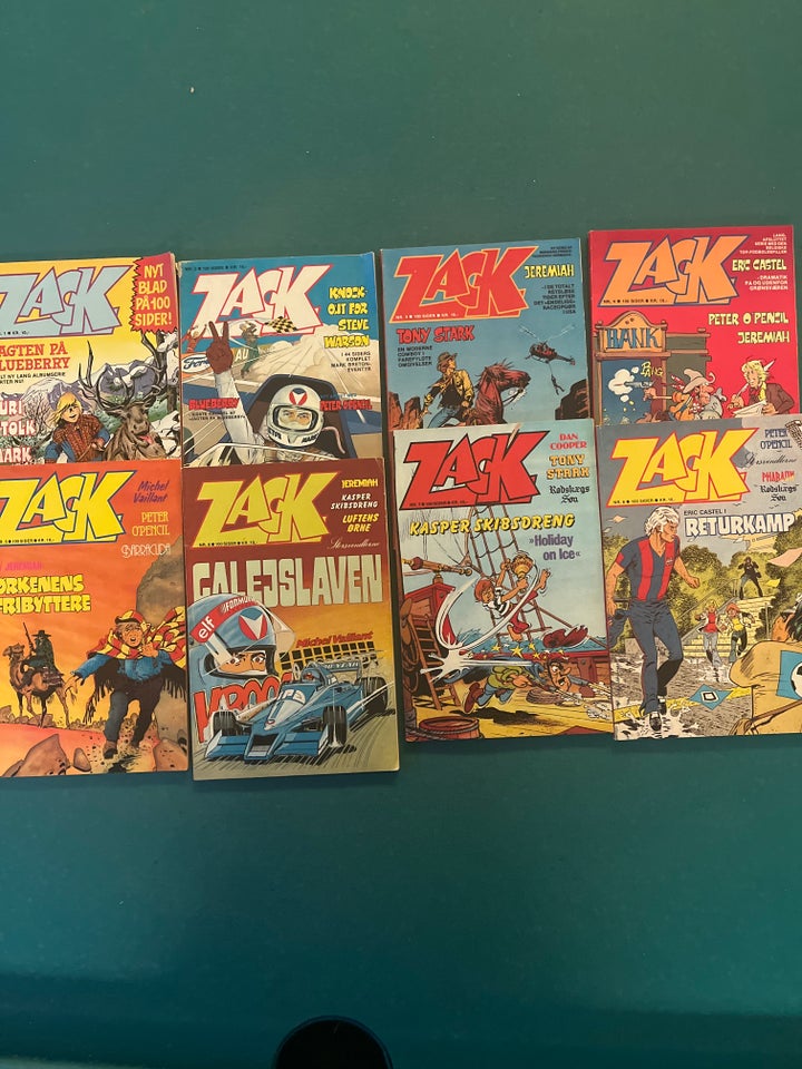 Zack 1-8, Tegneserie