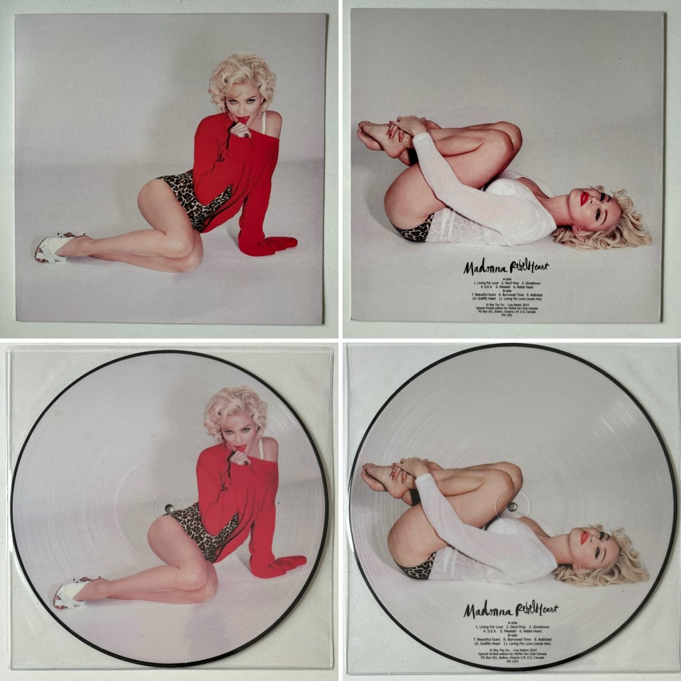 LP, Madonna, 3 PICTURE DISC (2)