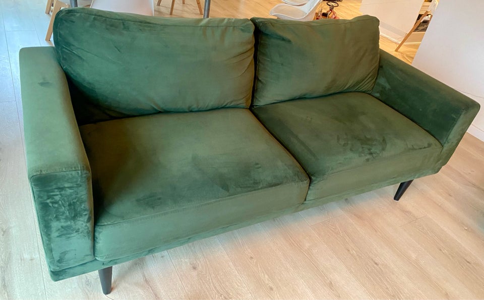 Sofa, velour, 2 pers.