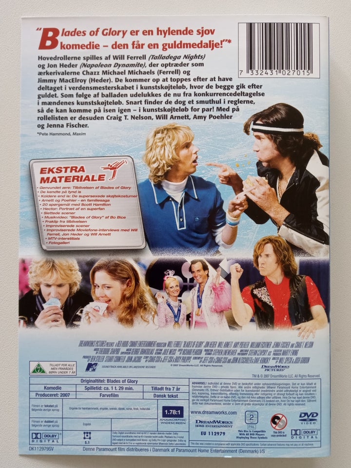 Blades of Glory DVD komedie