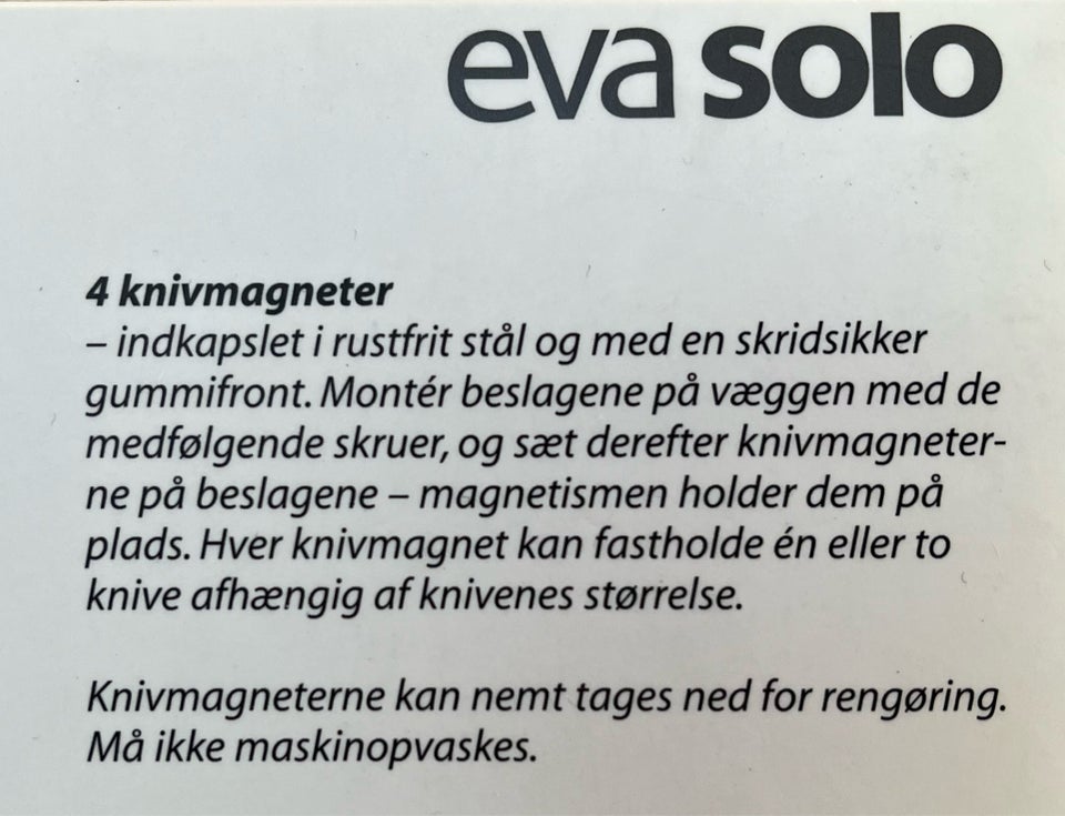 Knivmagneter Eva Solo