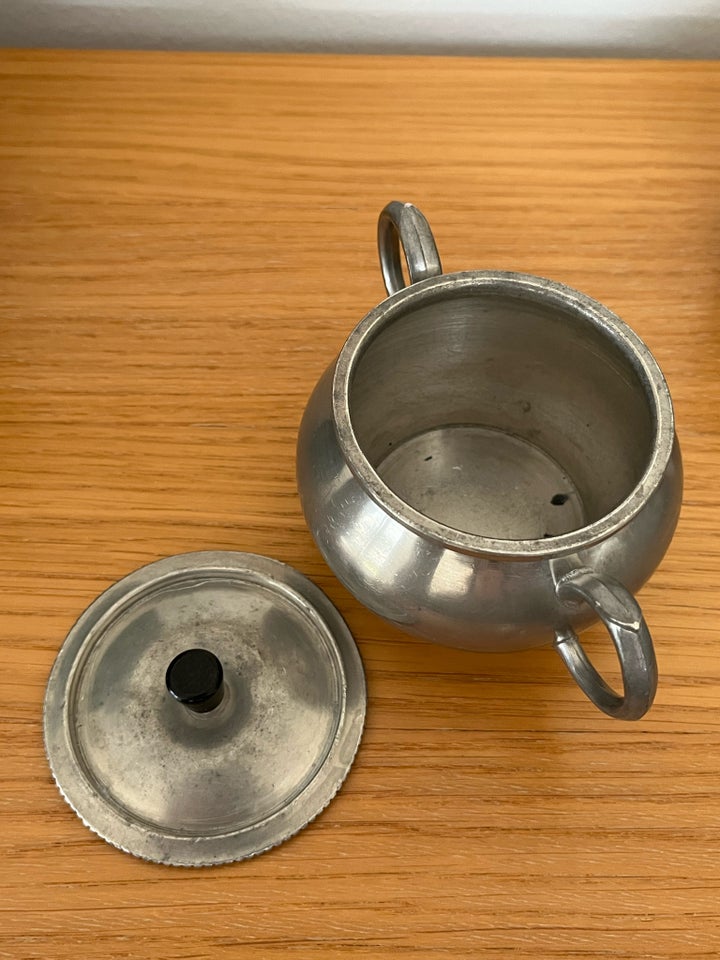 Tin Krukke med låg Pewter