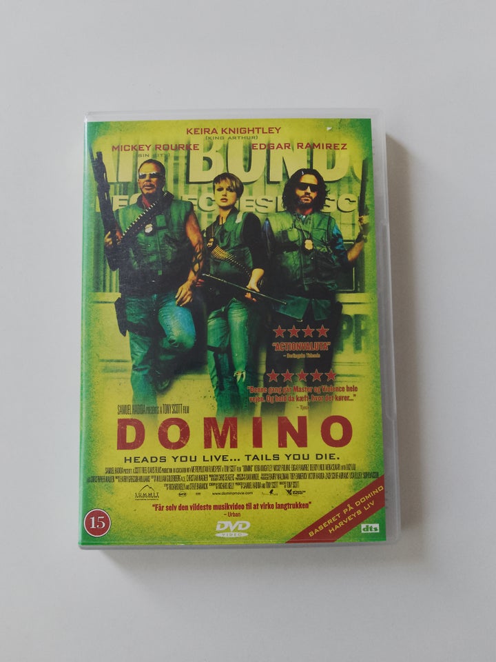 Domino, DVD, action