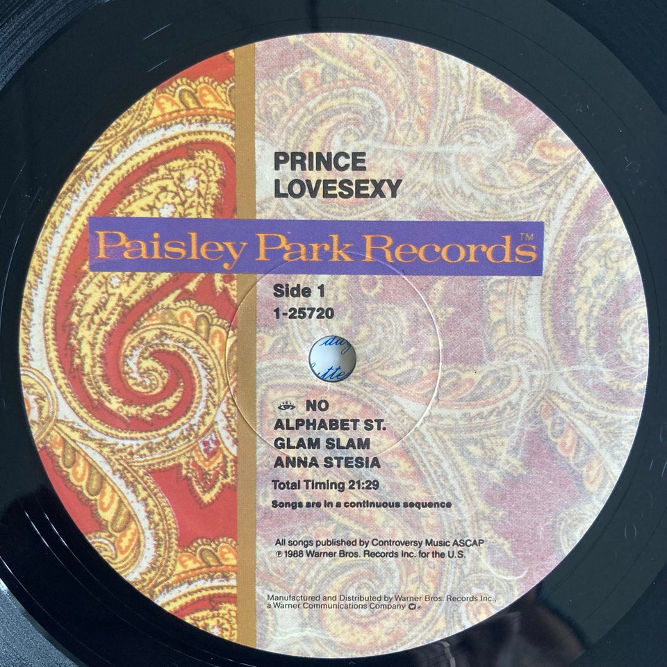 LP, Prince, Lovesexy