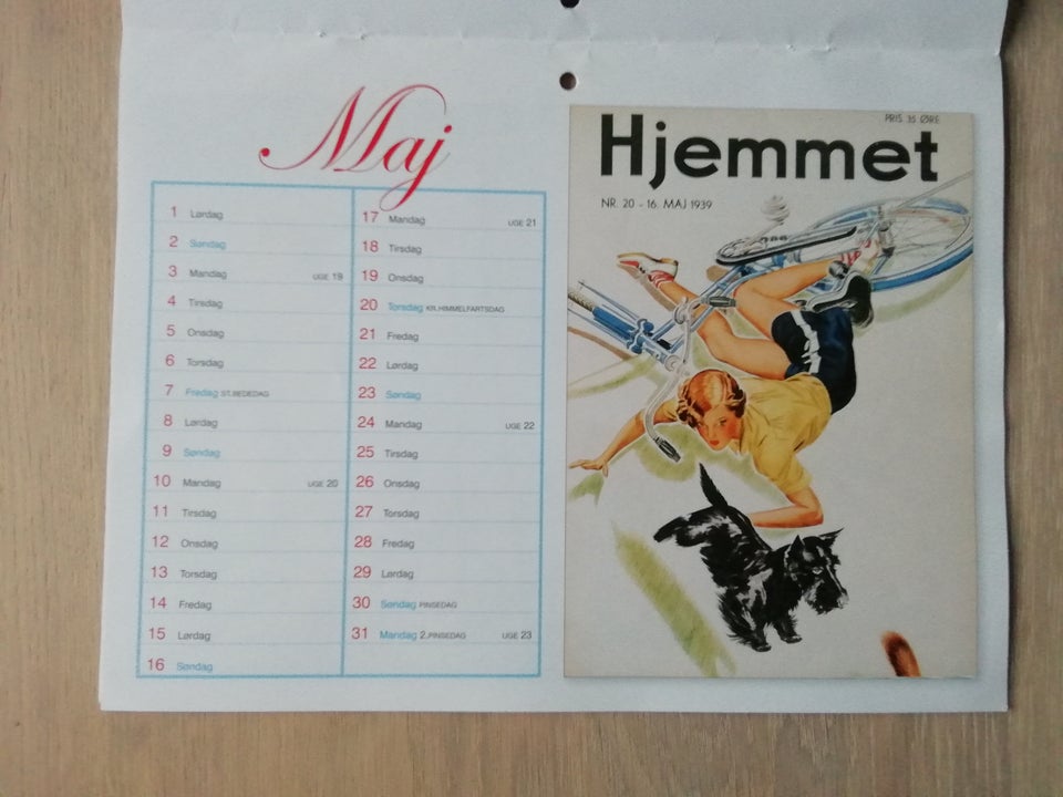 Andre samleobjekter Kalender