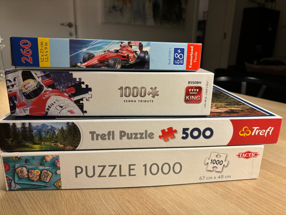 Puzzle , Racerløb, natur og