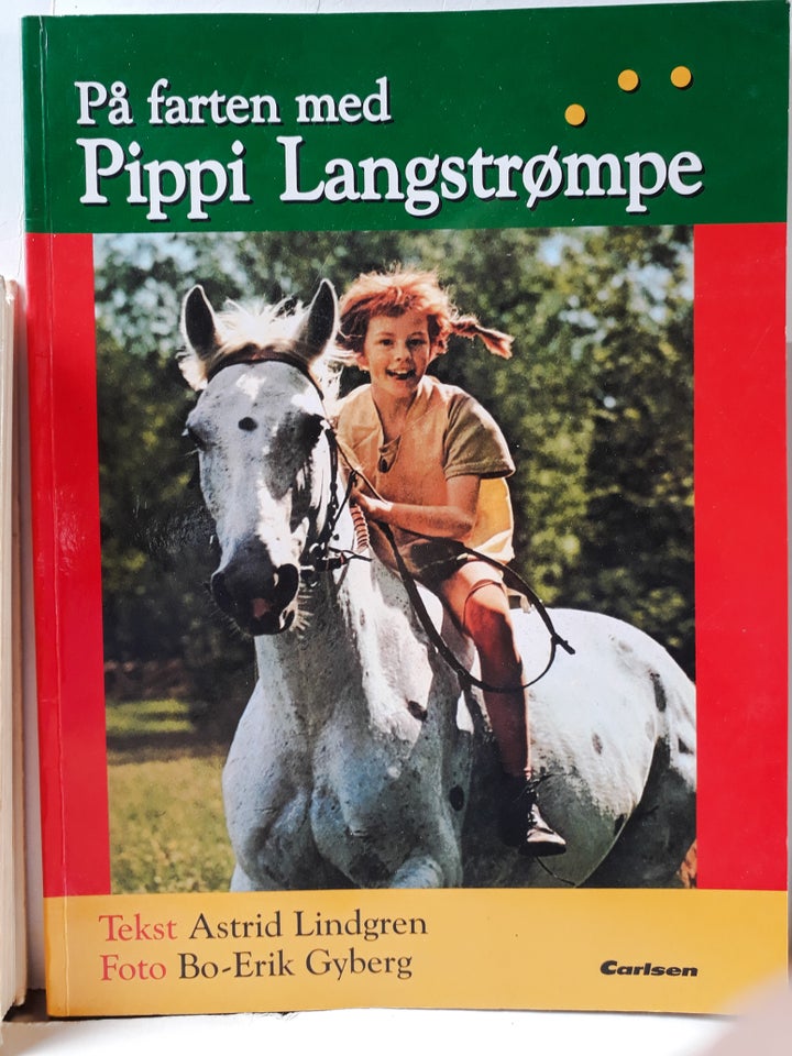 3 Pippi Langstrømpe Bøger, Astrid