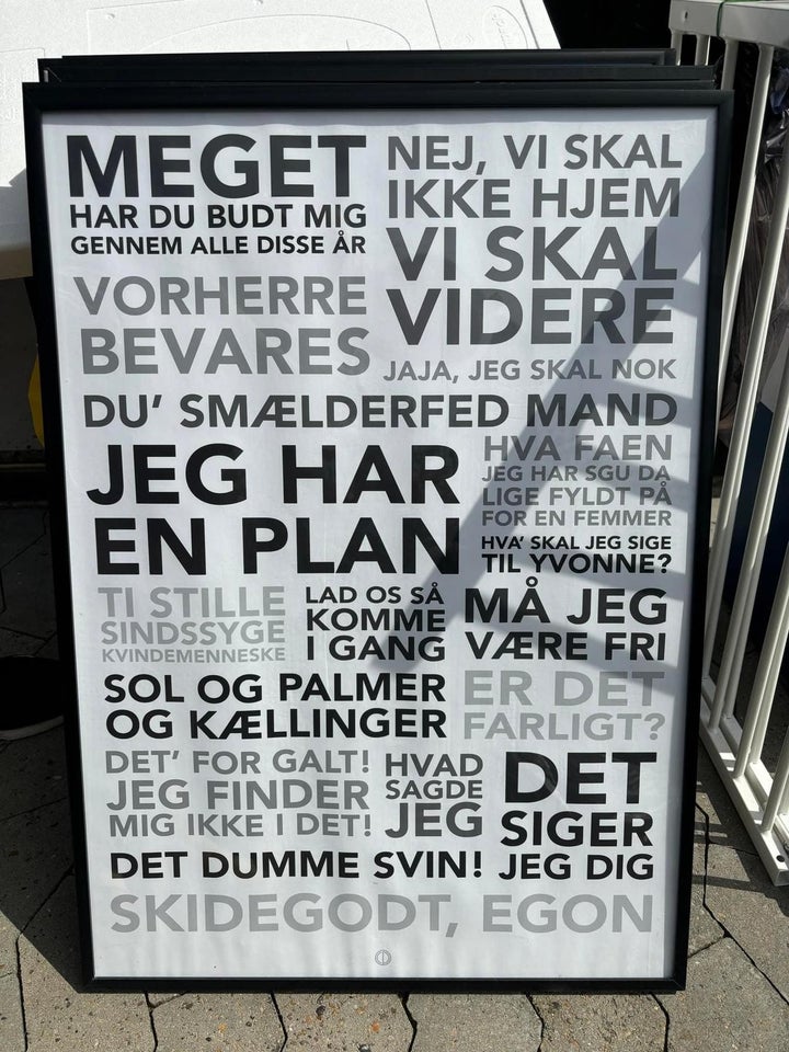 Andet, Plakat