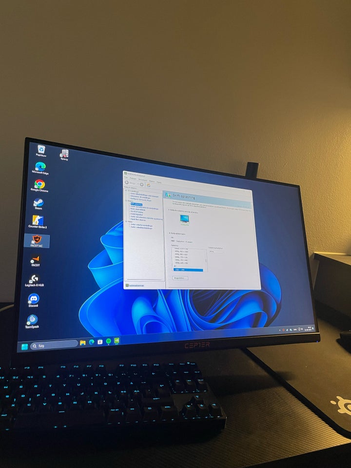 Cepter 245 FULL HD 240 Hz skærm 24