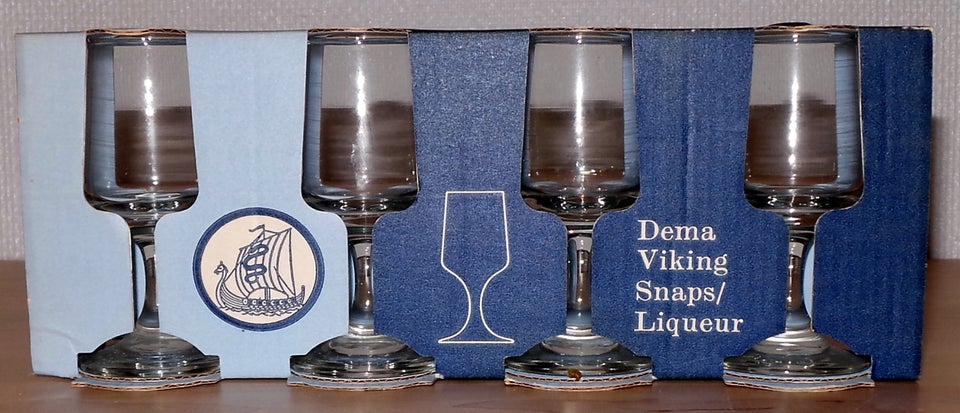 Glas Snapseglas Dema Viking