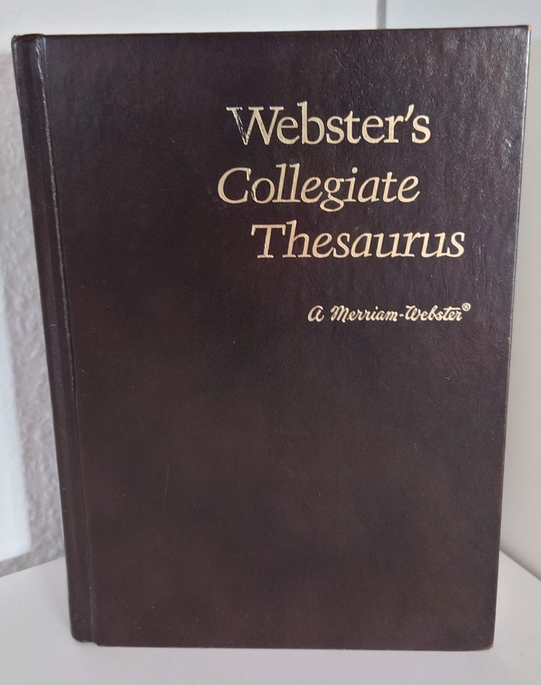 Webster's Collegiate Thesaurus,