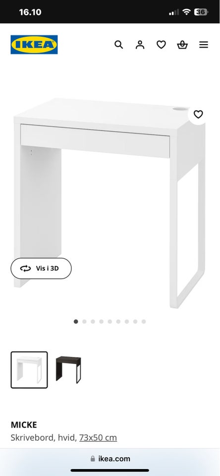 Skrivebord, Ikea