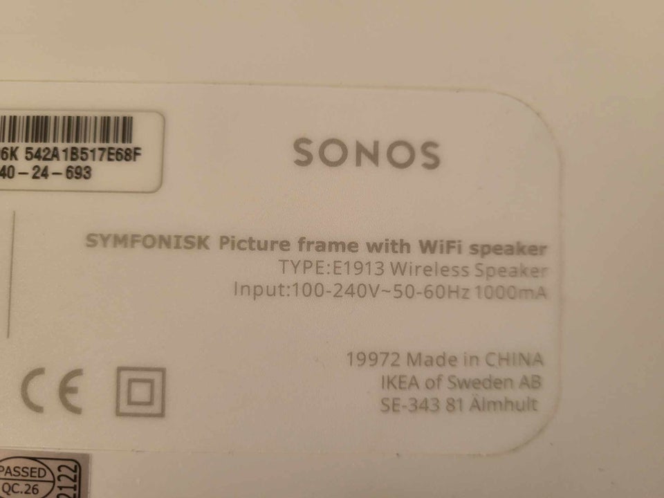 Højttaler SONOS Symfonisk