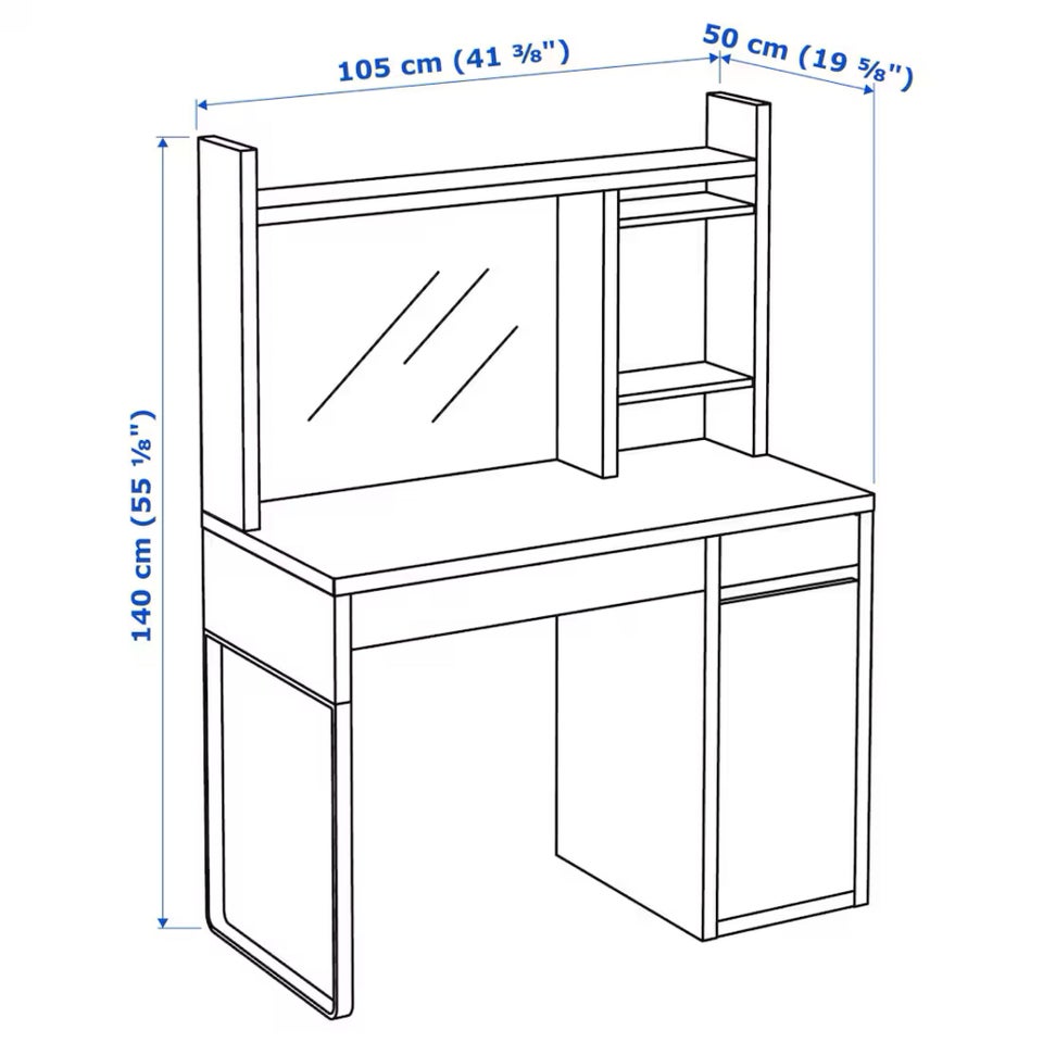 Skrive-/computerbord, IKEA -