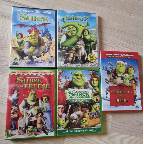 Shrek dvd film, DVD, familiefilm