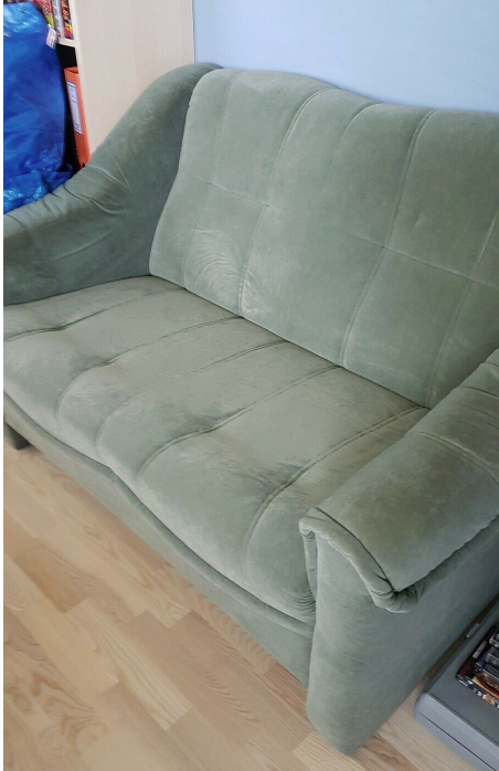 Sofa, velour, 2 pers.