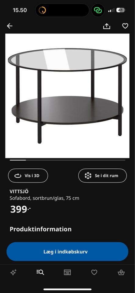 Sofabord, Ikea