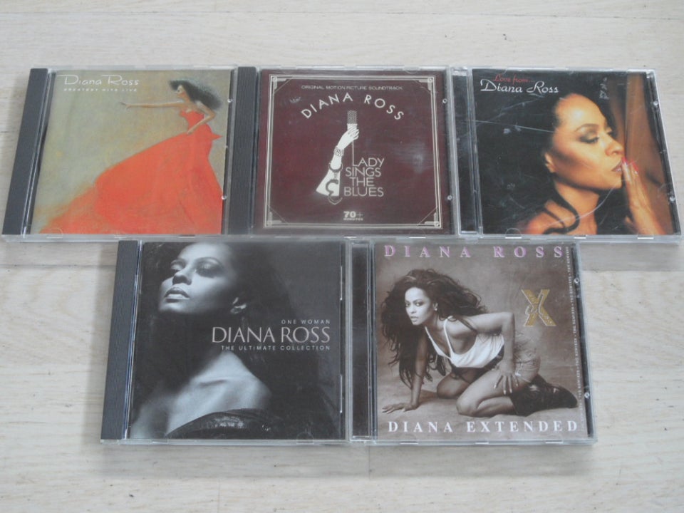 DIANA ROSS: 5 CD MED DIANA ROSS pop