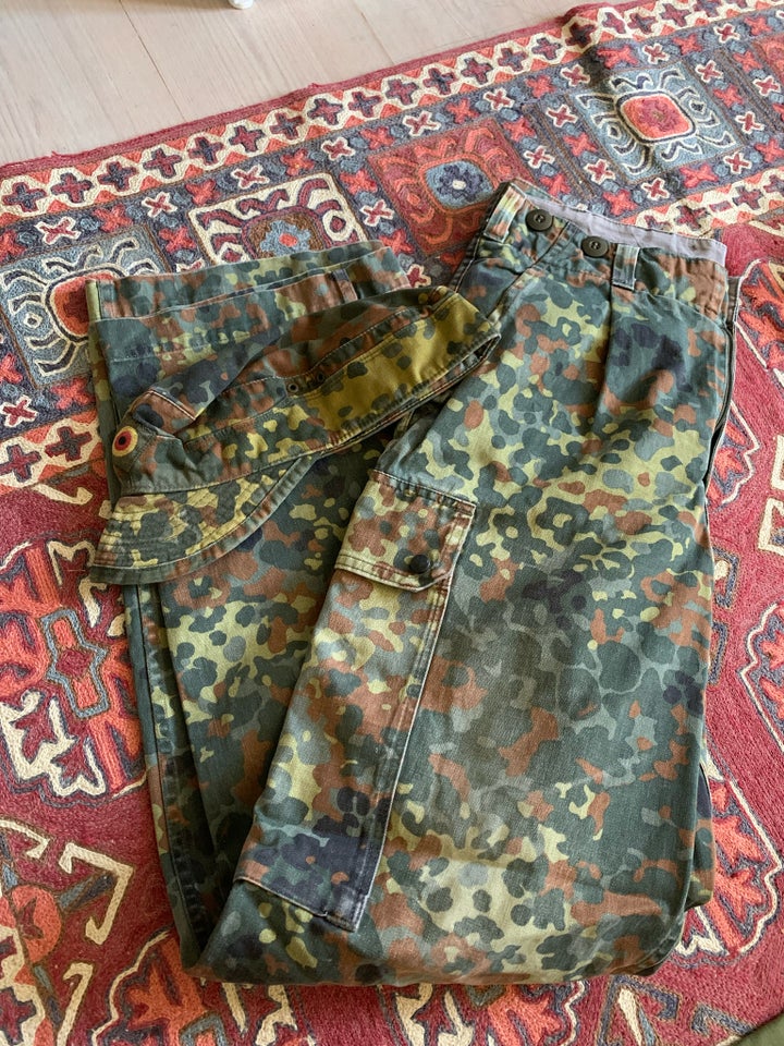 Militær Flecktarn bukser og hat